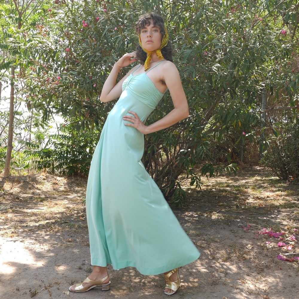 1970s Mint Gown